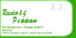 rudolf pippan business card